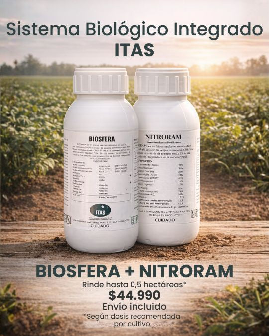 Sistema Biológico Integrado ITAS |  BIOSFERA 1/2 Lt + NITRORAM 1/2 Lt